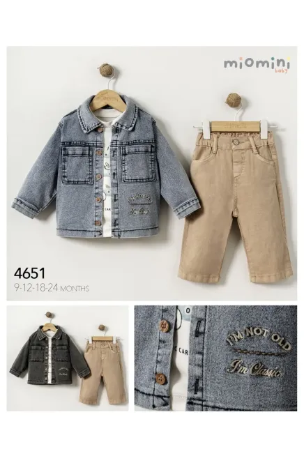 9-24 MONTH Boy PANT SUIT WITH JACKET