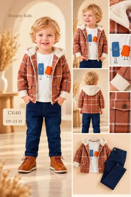 Montlu Sweatshırtlu Pantolonlu Takım
