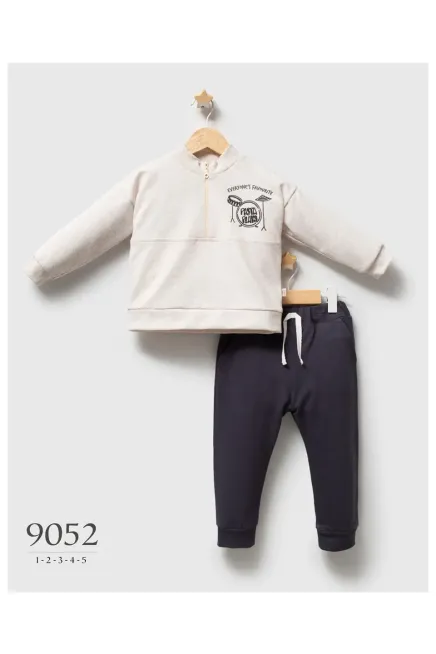 Sweatshırtlu Pantolonlu Takım
