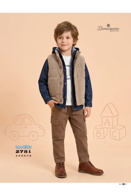 3-8 YEAR Boy PANT SUIT WITH VEST