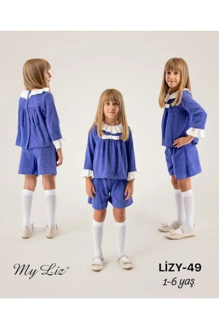 1-6 YEAR Girl SHORT SET WITH BLOUSE