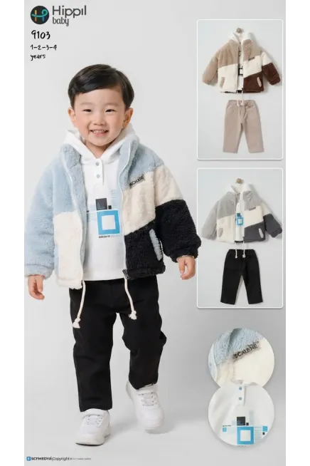 Welsoft Ceketli Sweatshırtlu Pantolonlu Takım