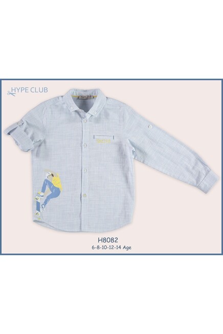 Kaykaycı Baskılı Gömlek