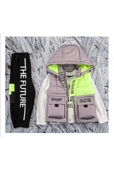 Tracksuit With Puffy Vest