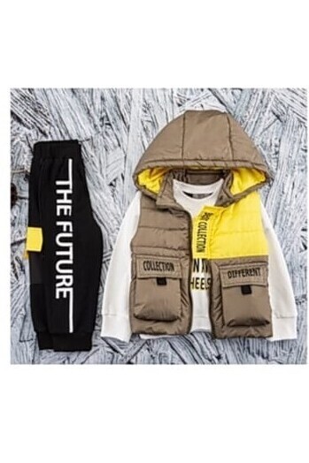 Tracksuit With Puffy Vest