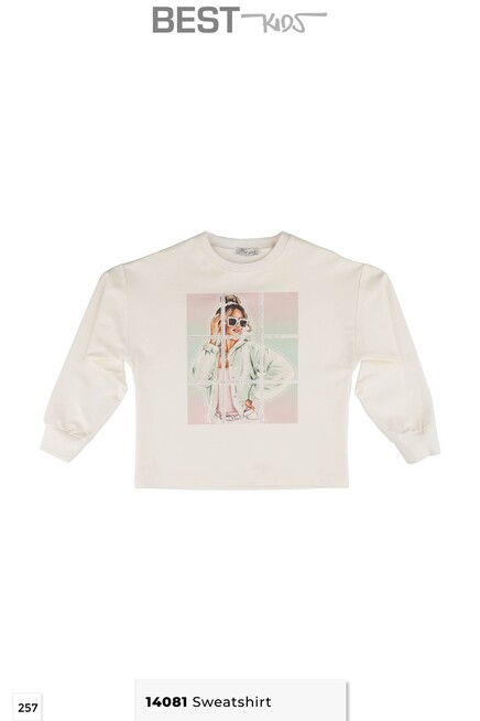 6-14 سنة فتاة تيشرت ثقيل