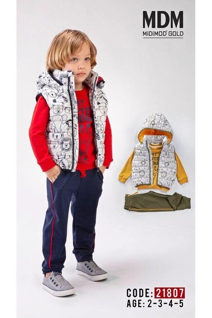 Yelekli Eşofman Takım