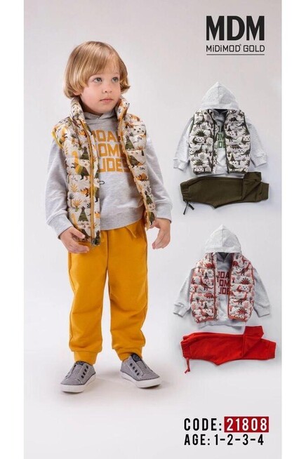 Yelekli Eşofman Takım