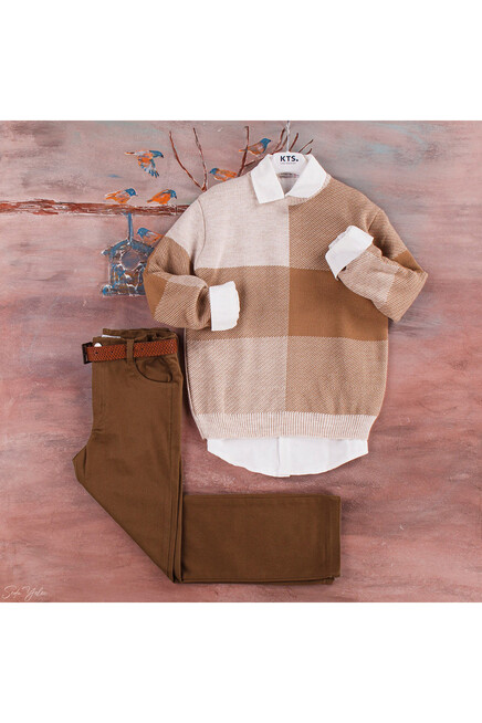 Свитер брюки костюм