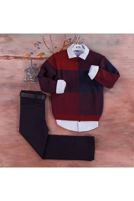 Свитер брюки костюм