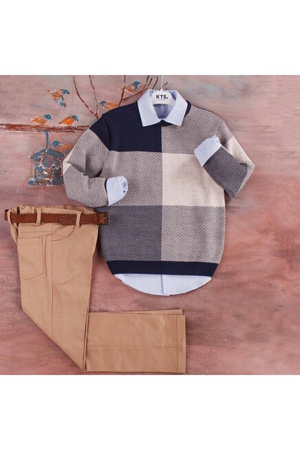 Свитер брюки костюм