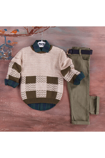 Pant Suit With Jumper