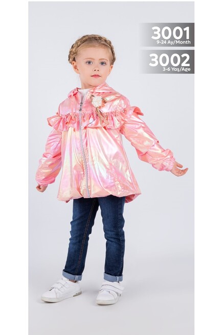 Bluz Kot Pantolon Firfirli Parlak Mevsimlik Mont Takim