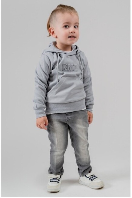 Tişört Kapüşonlu Kanguru Cepli Sweatshirt Kot Pantolon Tk