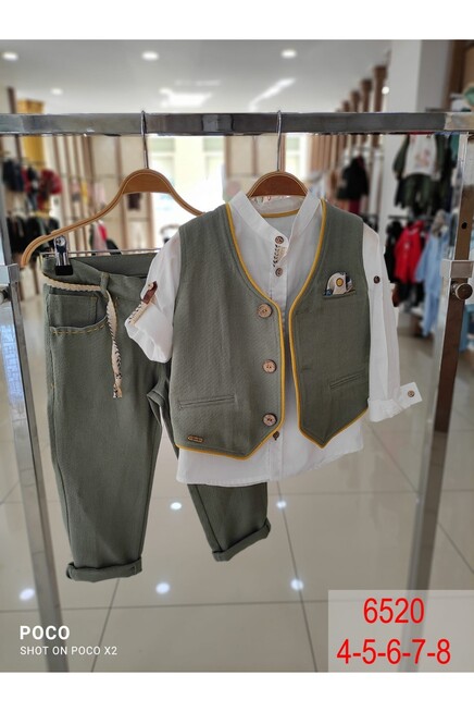 Gömlek Yelek Pantolon Takim