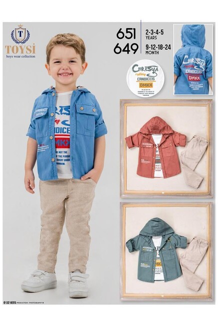 9-24 месяц мальчик Футболка рубашка брюки костюм