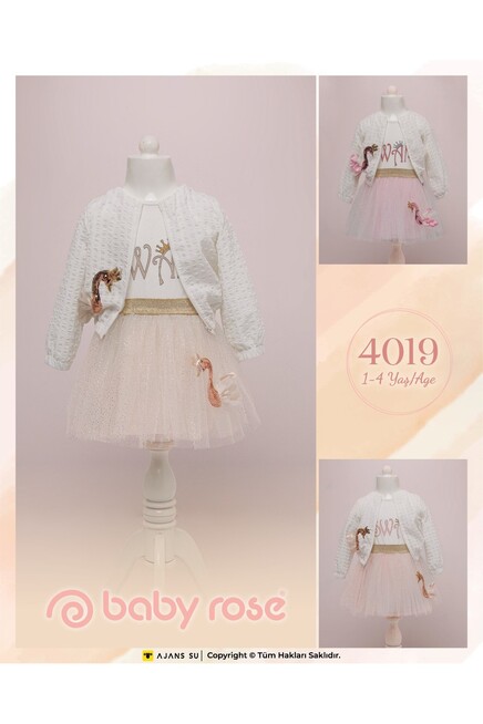 1-4 ГОДА девочка  пиджак с юбкой комплект