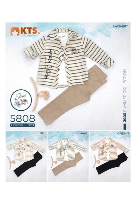 2-5 سنة صبي بدله تيشرت مع سروال