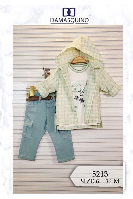 6-36 MONTH Boy PANT SUIT WITH SHIRT&T-SHIRT