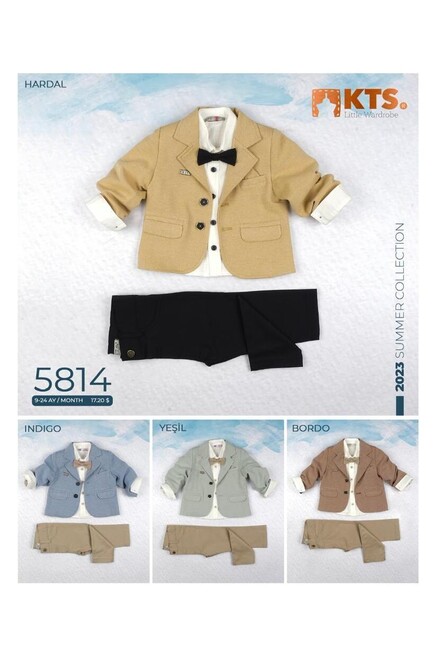 Papyonlu Gömlek Ceket Pantolon Takim