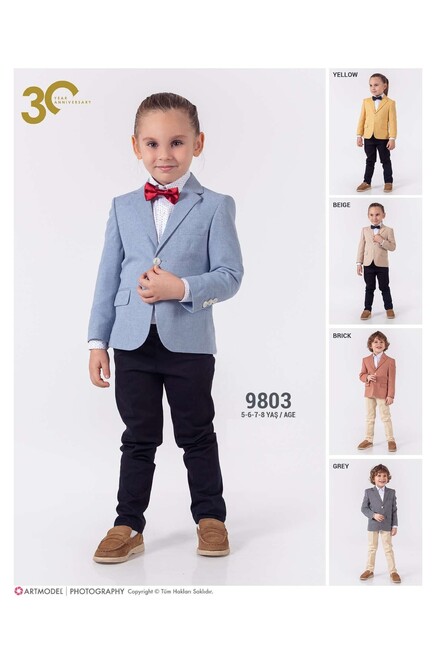 5-8 ГОДА мальчик Костюм с пиджаком и брюками