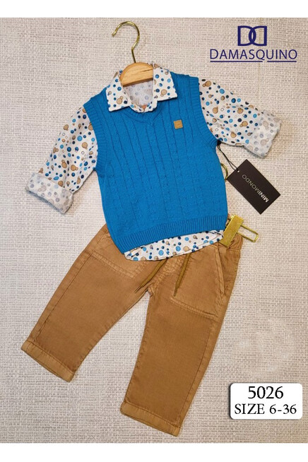 6-36 месяц мальчик Жилет брюки костюм