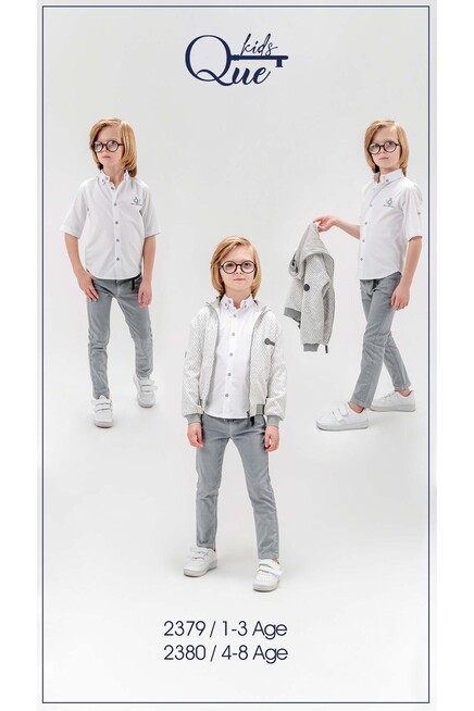 Örme Kapişonlu Ceketli Pantolon Takim