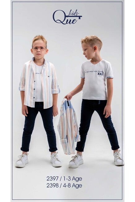 1-4 سنة صبي بدله تيشرت مع سروال