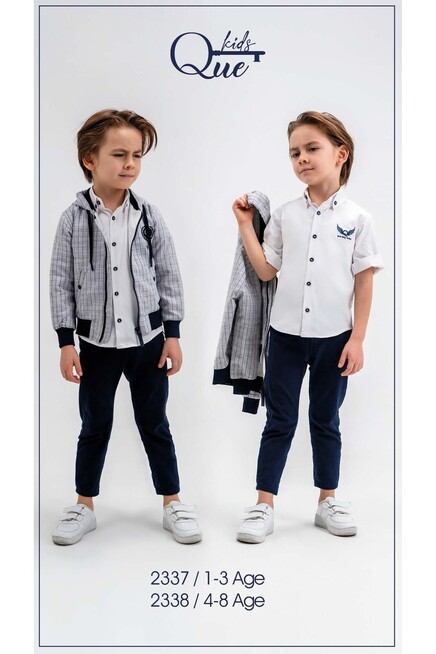 4-8 سنة صبي بدله ستره مع سروال