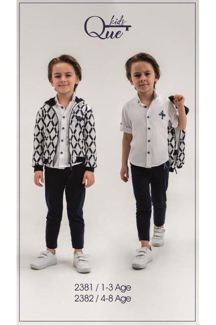 4-8 سنة صبي بدله ستره مع سروال