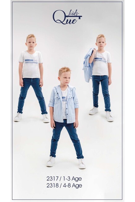 4-8 YEAR Boy PANT SUIT WITH SHIRT&T-SHIRT