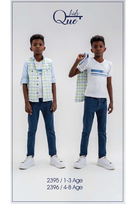 Kareli Gömlekli Pantolon Takim