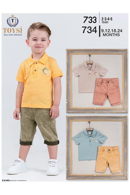 Tişörtlü Şort Takim