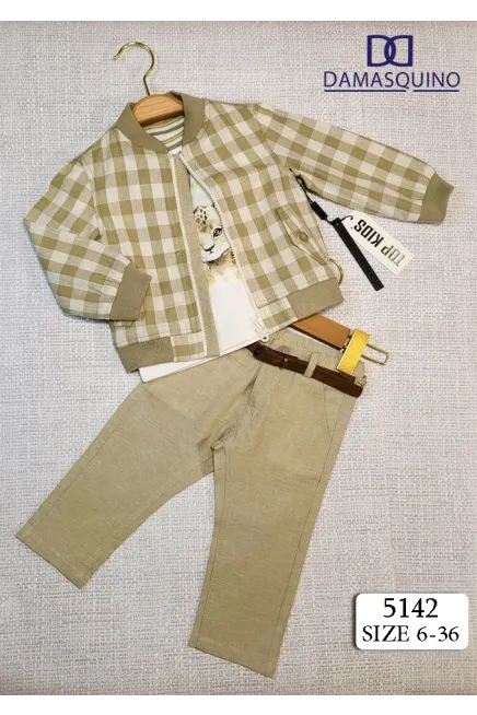 6-36 شهر صبي بدله ستره مع سروال