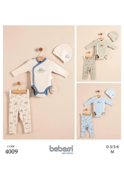 Hayvan Baskılı Badili 3`Lü Takım