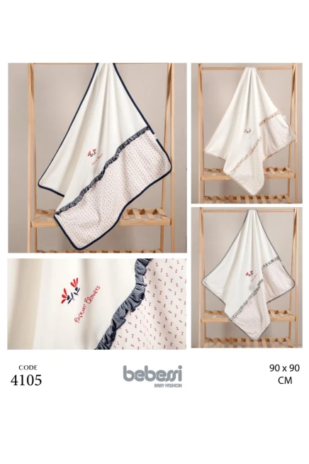 Flowers Dokumalı Battaniye