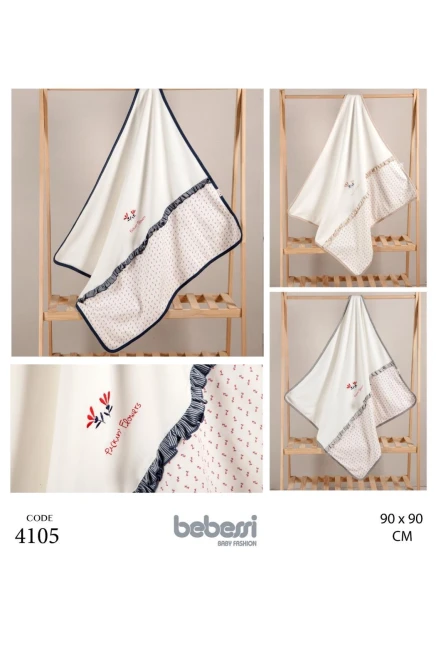 Flowers Dokumalı Battaniye