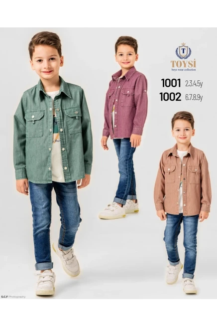 6-9 YEAR Boy PANT SUIT WITH SHIRT&T-SHIRT