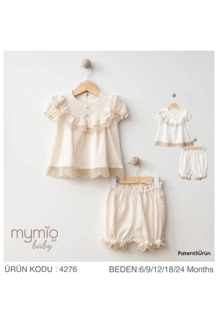 9-24 MONTH Girl SHORT SET WITH BLOUSE