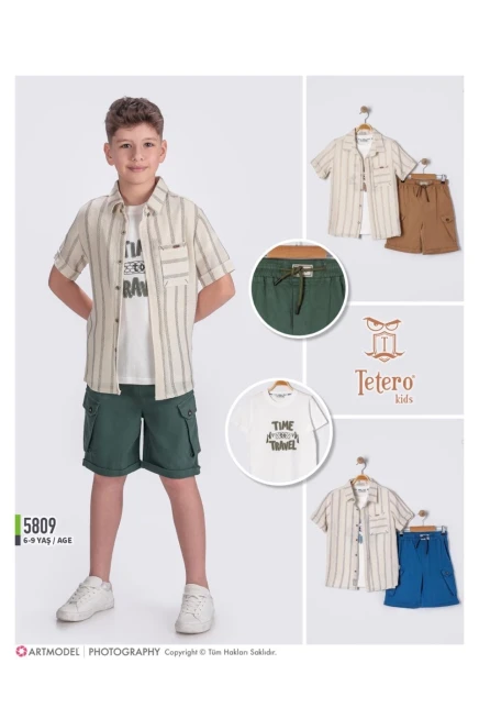 2-5 سنة صبي بدله قميص مع سروال