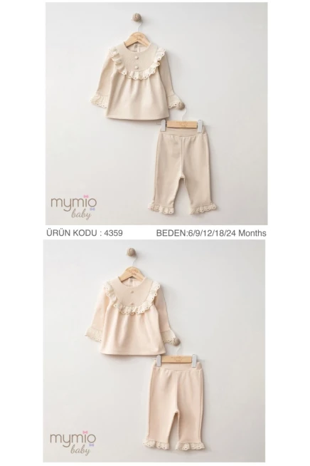 6-24 MONTH Girl PANT SET WITH BLOUSE