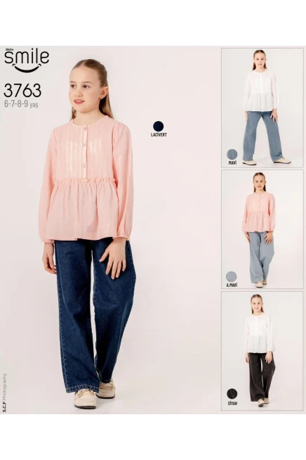 6-9 YEAR Girl PANT SET WITH BLOUSE