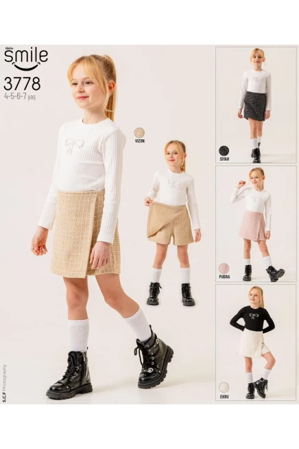 4-7 YEAR Girl SKIRT SET WITH BLOUSE
