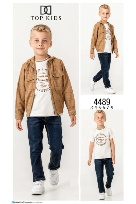 3-8 سنة صبي بدله ستره مع سروال