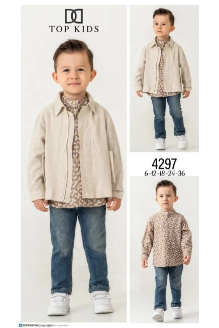 6-36 شهر صبي بدله ستره مع سروال