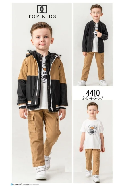 Ceketli Sweatshırtlu Pantolonlu Takım