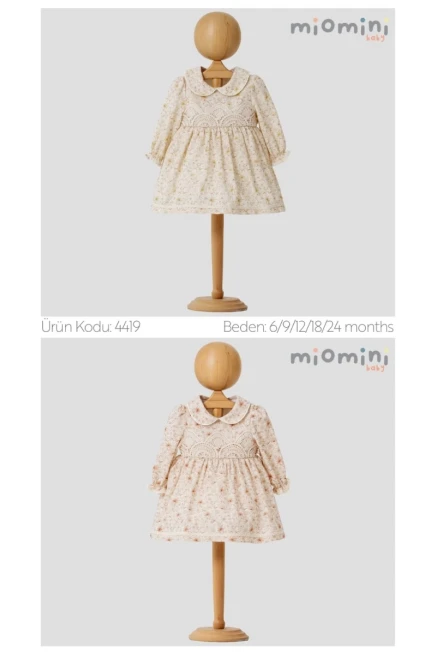 6-24 شهر فتاة فستان