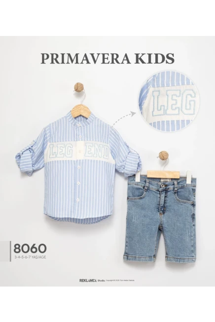 3-7 ГОДА мальчик Рубашка шорты костюм