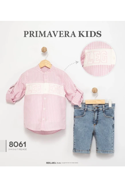 3-7 YEAR Boy SHORTS SET WITH SHIRT