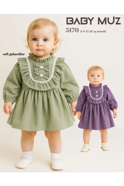 6-18 شهر فتاة فستان